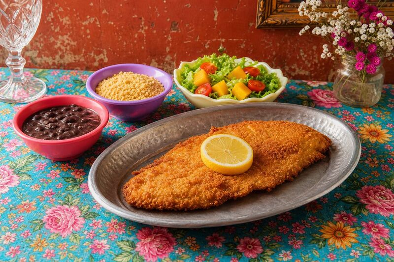 Filé de Tilápia à Milanesa